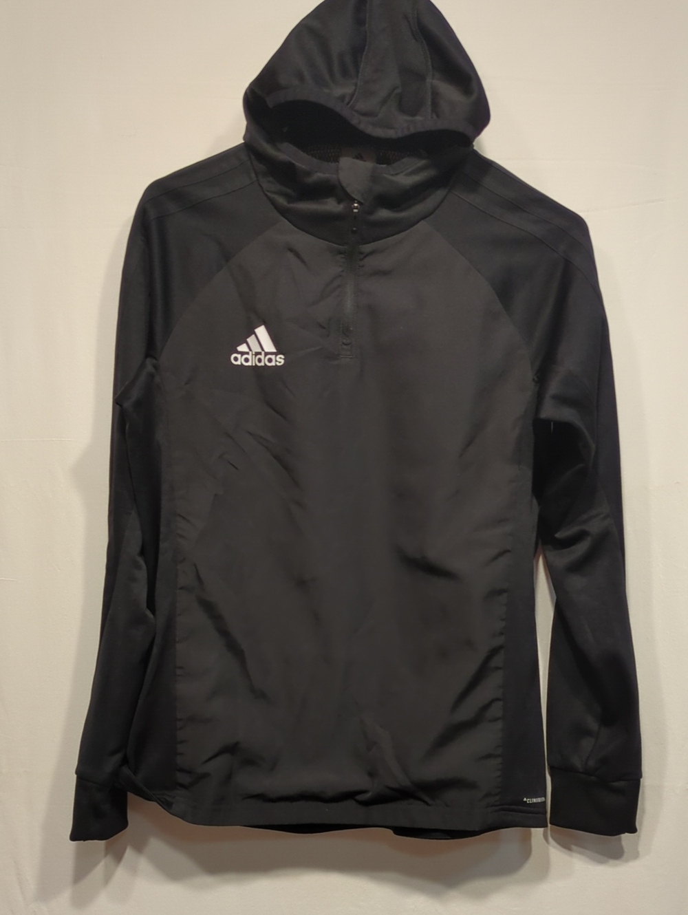 adidas Black Hooded Performance Jacket